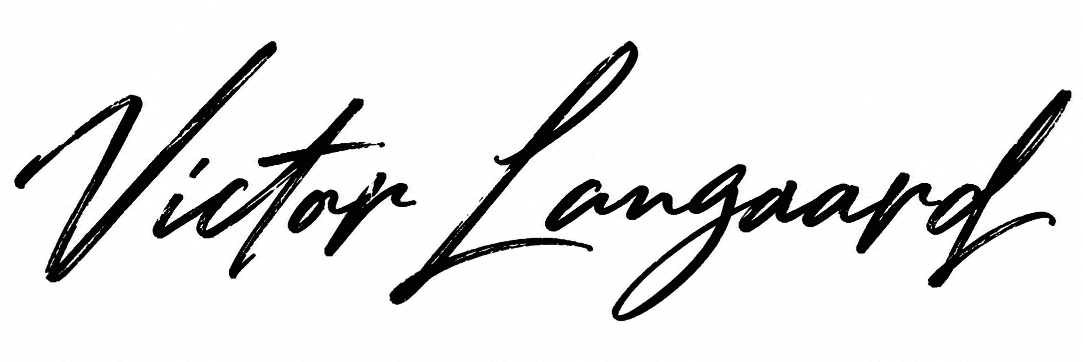 Victor Langaard's signature